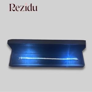 .925 4mm moissanite  bracelet 8-8.5in